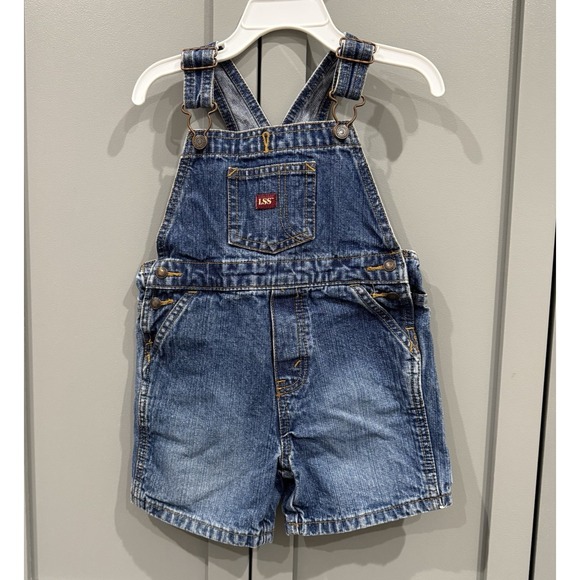 Levi's Other - Levi's Strauss Signature Overalls Shortalls Denim Infant Toddler Size 18 Months